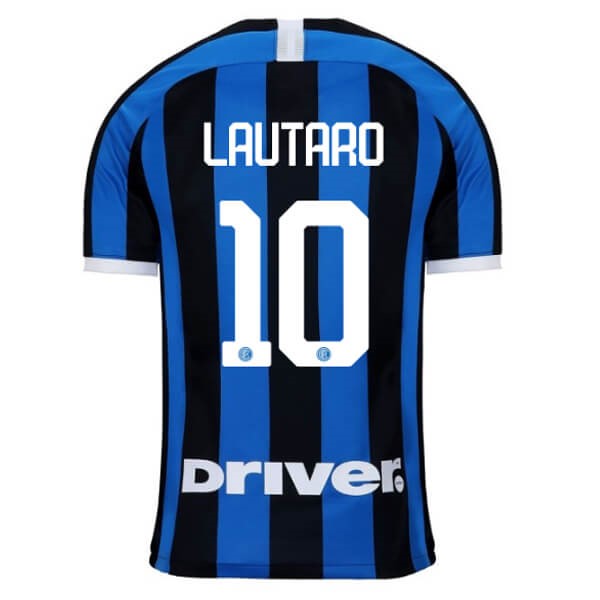 Maillot Football Inter Milan NO.10 Lautaro Domicile 2019-20 Bleu
